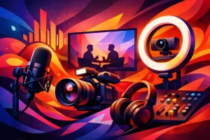 Equipamentos essenciais para live empresarial
